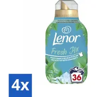 Lenor 4 x - Wasverzachter - Fresh Air Noorderlicht - Ultra Geconcentreerd - 36 Wasbeurten - Wasverzachter - - Noorderlicht - Frisse Geur - Citrus