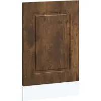 vidaXL Vaatwasserfront, model Kalmar, gerookt eikenhout, 45x1,5x57 cm