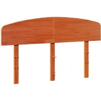 vidaXL Hoofdbord 160 cm massief grenenhout wasbruin