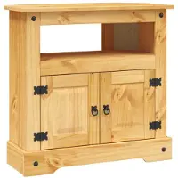 vidaXL Wandtafel Mexicaans grenenhout Corona-stijl 80x43x78 cm
