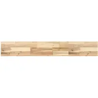 vidaXL Wandschap zwevend 140x20x4 cm onbehandeld massief acaciahout