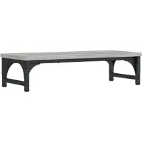 vidaXL Monitorstandaard 55x23x14 cm bewerkt hout grijs sonoma eiken