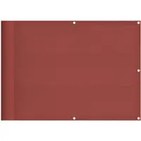 vidaXL Balkonscherm Terracotta 75x1000 cm 100% Polyester Oxford