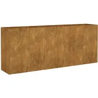 vidaXL Plantenbak verhoogd 200x40x80 cm cortenstaal