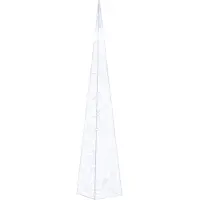 vidaXL LED-lichtkegel, acryl, decoratief, 60 cm, blauw