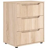 vidaXL Dressoir VISNES 60x40x73 cm spaanplaat sonoma eikenkleurig