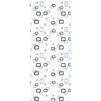 vidaXL Doucherolgordijn 90x240 cm stofbreedte 86 cm