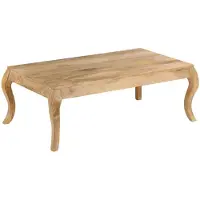 vidaXL Table basse 116x66x41 cm Bois de manguier massif