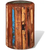 vidaXL Kruk massief gerecycled hout