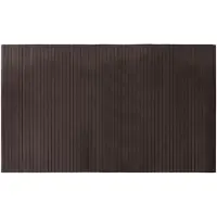 vidaXL Vloerkleed rechthoekig 60x100 cm bamboe donkerbruin