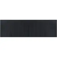 vidaXL Vloerkleed rechthoekig 60x200 cm bamboe zwart