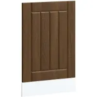 vidaXL Vaatwaspaneel Lucca bewerkt hout bruin eikenkleur