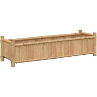 vidaXL Plantenbak 100x30x25 cm bamboe