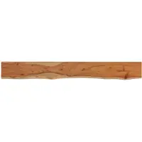 vidaXL Wandschap rechthoekig natuurlijke rand 160x20x3,8 cm acaciahout