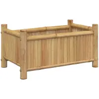vidaXL Plantenbak 50x30x25 cm bamboe