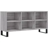 vidaXL TV-kast, grijs Sonoma, 103,5x30x50 cm, houtvezel