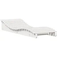 vidaXL Ligbed 205x70x31,5 cm massief grenenhout wit