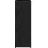 vidaXL Opslaghaak & Rek Zwart Eiken 20 x 20 x 55,5 cm Bewerkt hout