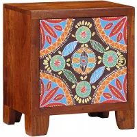 vidaXL Nachtkastje 40x30x45 cm massief acaciahout