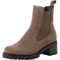 Tamaris Chelsea boots donkerbeige