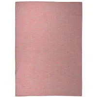 vidaXL Buitenkleed platgeweven 140x200 cm rood