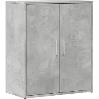 vidaXL Dressoir 60x31x70 cm bewerkt hout betongrijs