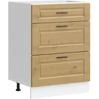 vidaXL Keukenonderkast Porto, artisan eikenhout, houtvezel