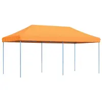 vidaXL Partytent, opvouwbaar, pop-up, oranje, 580x292x315 cm