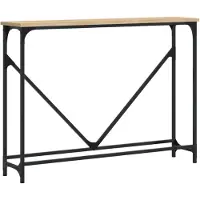 vidaXL Wandtafel 102x22,5x75 cm bewerkt hout sonoma eikenkleurig