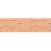 vidaXL Bureaublad 200x55x2,5 cm massief beukenhout