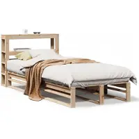 vidaXL Bedframe zonder matras massief grenenhout 90x190 cm