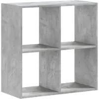vidaXL Boekenkast 68,5x32x68,5 cm bewerkt hout betongrijs