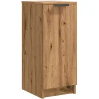 vidaXL Schoenenkast 29,5x35x70 cm bewerkt hout artisanaal eikenkleur