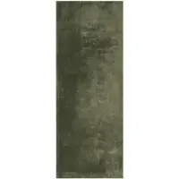 vidaXL Vloerkleed HUARTE laagpolig zacht wasbaar 80x200 cm bosgroen