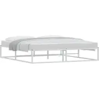 vidaXL Bedframe zonder matras 180x200 cm wit