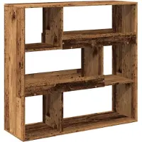 vidaXL Kamerscherm 100x33x94,5 cm bewerkt hout oud houtkleurig