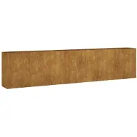 vidaXL Verhoogde plantenbak, 360x40x80 cm, cortenstalen uitvoering