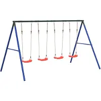 vidaXL Schommelset met 4 schommelzitjes