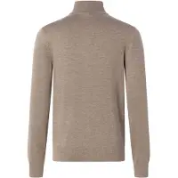 JOOP! Gebreid vest 'Davis' beige gemêleerd