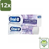 Oral-B Oral B - Tandpasta - 3D White Advanced - Luxe Perfection - 75ml - Voordeelverpakking - 12 stuks - Witte tanden - Tandpasta