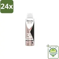 Rexona – Deodorant Spray – Maximum Protection Invisible – 150 ml - Voordeelverpakking - 24 stuks - Deodorant spray - Zweetvermindering