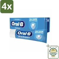 Oral-B - Pro-Expert – Tandpasta – Intense Reiniging – 75 ml - Voordeelverpakking - 4 stuks - Fluoridetandpasta - Mondhygiëne