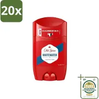 Old Spice 20 x – Deodorantstick – Whitewater – 50 ml - Grootverpakking - Deodorantstift - Frisheid - Geur - Geurtjesbestendig - Langdurige Bescherming