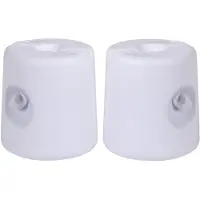 Eda vulbare partytent voet - 2x - wit - D24 cm - vulbaar tot 11 kg - versteviging / verzwaring - extra gewicht