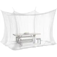 Famanu – Muggennet 300 x 300 x 250 cm, voor binnen en buiten, XXL formaat voor tent en caravan