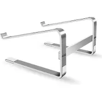 Famanu – Stand 10 tot 18 inch – Geventileerde Laptophouder Universeel – Laptop Verhoger Geschikt voor Notebooks en meer Incl. Gereedschap – Aluminium
