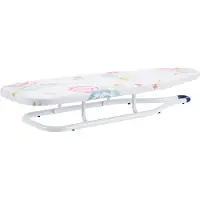 Famanu – Strijkplank voor op tafel, 77 x 29 cm, wit, ideaal voor kleine ruimtes en eenvoudig op te bergen