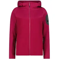 CMP - Women's Jacket Fix Hood 36G1226 - Fleecevest 36, roze/rood