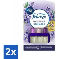 Ambi Pur 2 x - 3Volution - Navulling - Lavendel - 20 ml - Luchtverfrissers - Lavendelgeur - Geurverspreider - Geurnavulling -