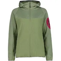 CMP - Women's Jacket Fix Hood 36G1226 - Fleecevest 40, olijfgroen